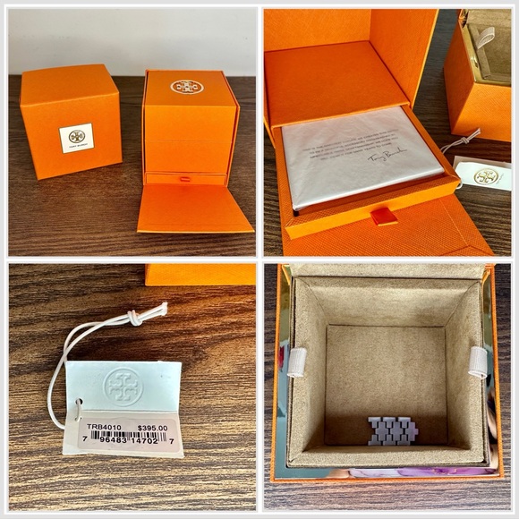 Tory Burch Reva Stainless Steel Watch TRB4010 Navy/Silver - Picture 12 of 12